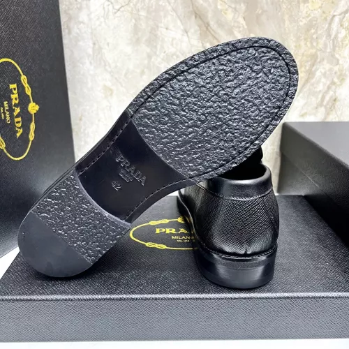 Replica Prada Leather Shoes For Men #1319326 $155.00 USD for Wholesale