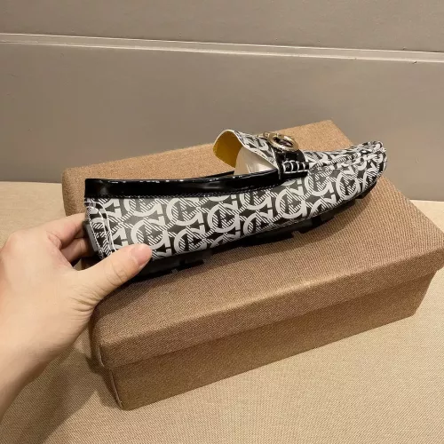 Replica Salvatore Ferragamo Leather Shoes For Men #1319336 $72.00 USD for Wholesale