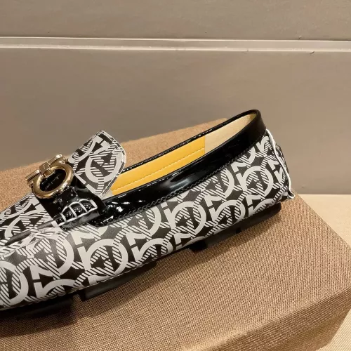Replica Salvatore Ferragamo Leather Shoes For Men #1319336 $72.00 USD for Wholesale