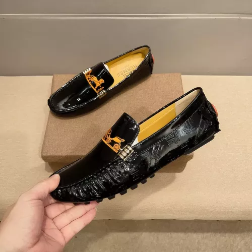 Replica Hermes Leather Shoes For Men #1319337 $72.00 USD for Wholesale