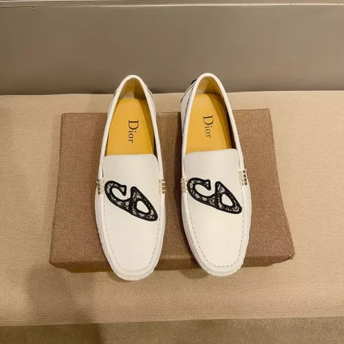 Replica Christian Dior Leather Shoes For Men #1319338 $76.00 USD for Wholesale