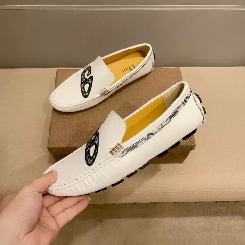 Replica Christian Dior Leather Shoes For Men #1319338 $76.00 USD for Wholesale