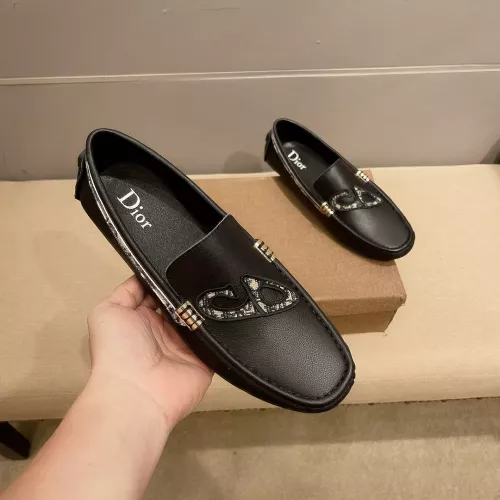 Christian Dior Leather Shoes For Men #1319339 $76.00 USD, Wholesale Replica Christian Dior Leather Shoes