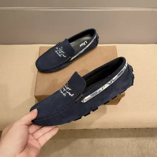 Replica Christian Dior Leather Shoes For Men #1319340 $72.00 USD for Wholesale
