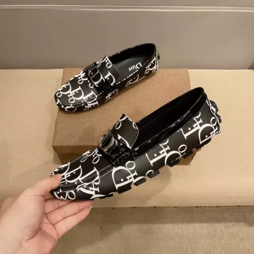 Replica Christian Dior Leather Shoes For Men #1319341 $72.00 USD for Wholesale