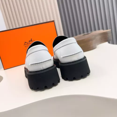 Replica Hermes Leather Shoes For Men #1319345 $132.00 USD for Wholesale