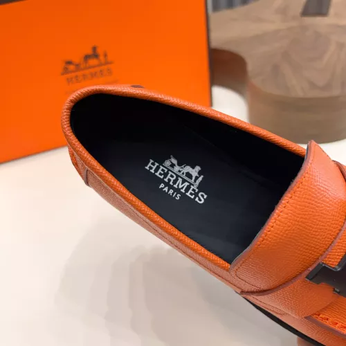Replica Hermes Leather Shoes For Men #1319347 $132.00 USD for Wholesale