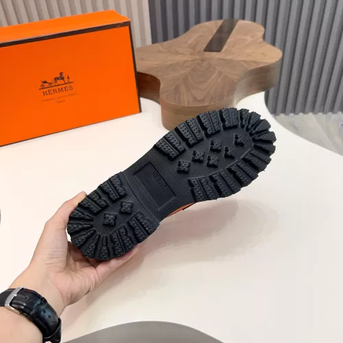 Replica Hermes Leather Shoes For Men #1319347 $132.00 USD for Wholesale