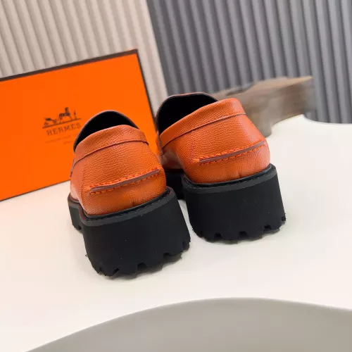 Replica Hermes Leather Shoes For Men #1319347 $132.00 USD for Wholesale