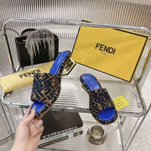Replica Fendi Slippers For Women #1319508 $96.00 USD for Wholesale