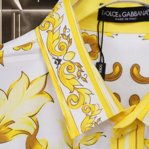 Replica Dolce & Gabbana D&G Shirts Long Sleeved For Unisex #1319615 $60.00 USD for Wholesale