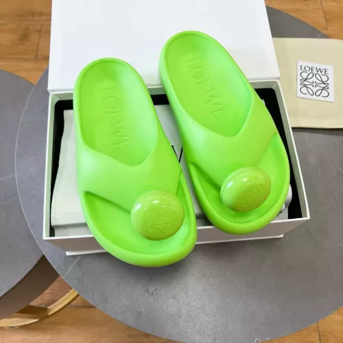 Replica LOEWE Slippers For Women #1319672 $80.00 USD for Wholesale