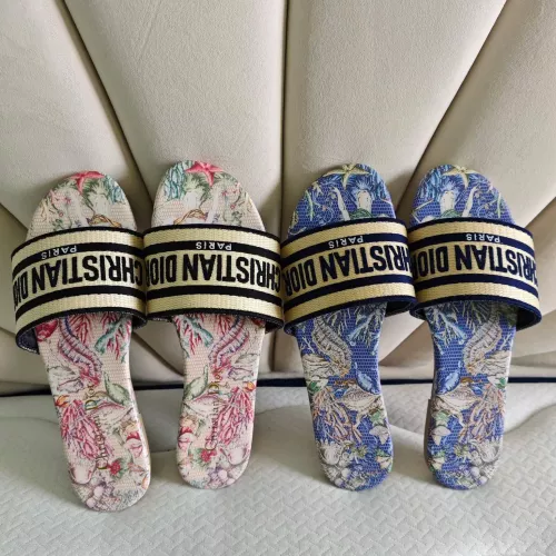 Replica Christian Dior Slippers For Women #1319726 $68.00 USD for Wholesale