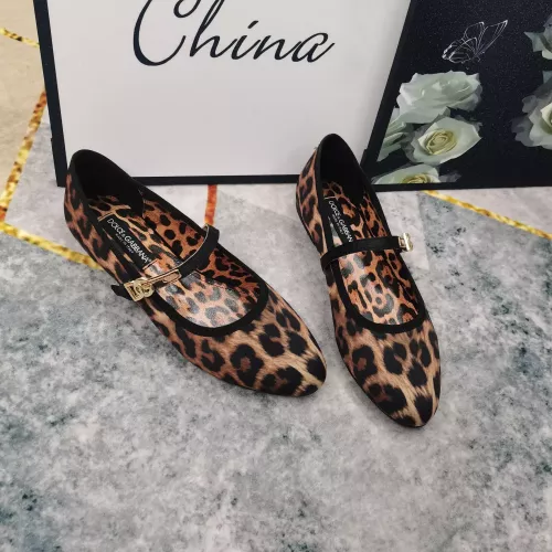 Replica Dolce & Gabbana D&G Flat Shoes For Women #1319787 $122.00 USD for Wholesale
