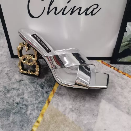Replica Dolce & Gabbana D&G Slippers For Women #1319820 $128.00 USD for Wholesale