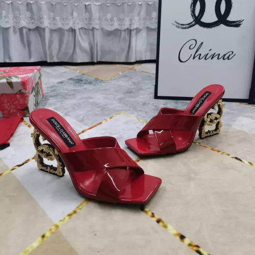 Replica Dolce & Gabbana D&G Slippers For Women #1319822 $128.00 USD for Wholesale