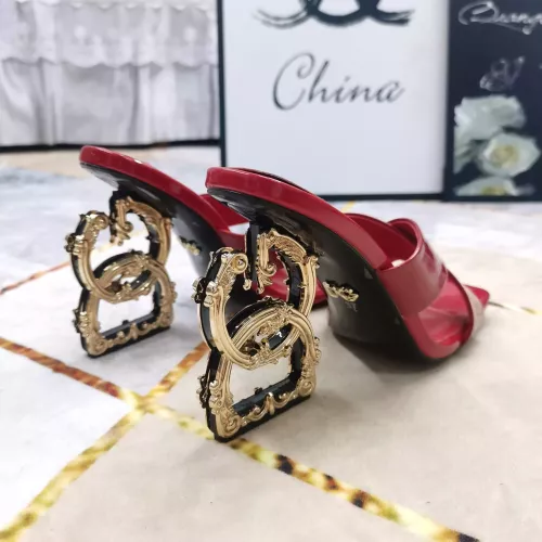 Replica Dolce & Gabbana D&G Slippers For Women #1319822 $128.00 USD for Wholesale