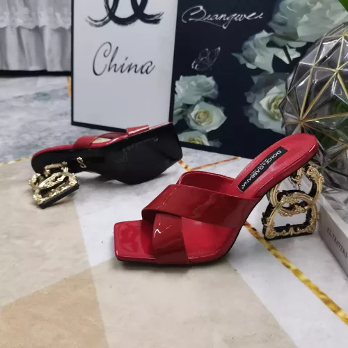 Replica Dolce & Gabbana D&G Slippers For Women #1319822 $128.00 USD for Wholesale