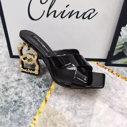 Replica Dolce & Gabbana D&G Slippers For Women #1319824 $128.00 USD for Wholesale