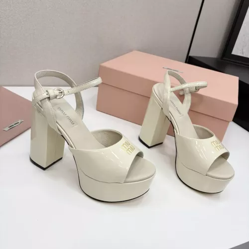 MIU MIU Sandal For Women #1319948 $118.00 USD, Wholesale Replica MIU MIU Sandal