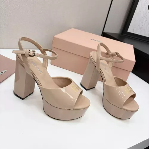 MIU MIU Sandal For Women #1319949 $118.00 USD, Wholesale Replica MIU MIU Sandal