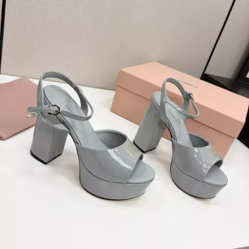 MIU MIU Sandal For Women #1319950 $118.00 USD, Wholesale Replica MIU MIU Sandal