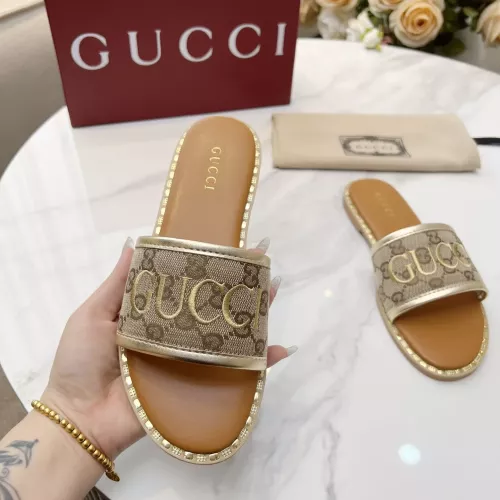 Replica Gucci Slippers For Women #1320037 $82.00 USD for Wholesale