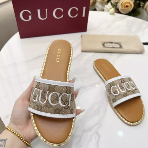 Replica Gucci Slippers For Women #1320043 $82.00 USD for Wholesale