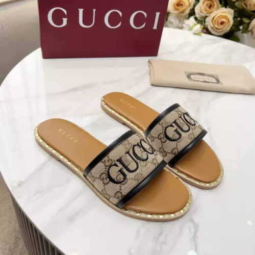 Replica Gucci Slippers For Women #1320050 $82.00 USD for Wholesale