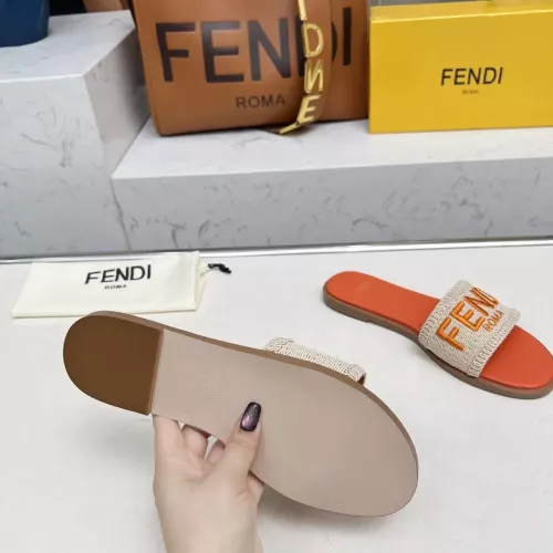 Replica Fendi Slippers For Women #1320056 $82.00 USD for Wholesale