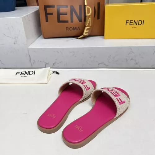 Replica Fendi Slippers For Women #1320058 $82.00 USD for Wholesale