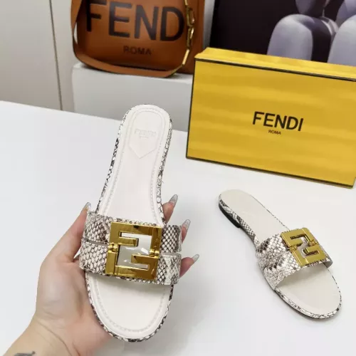 Replica Fendi Slippers For Women #1320114 $88.00 USD for Wholesale