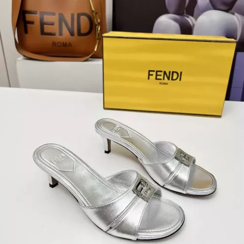 Replica Fendi Slippers For Women #1320118 $88.00 USD for Wholesale