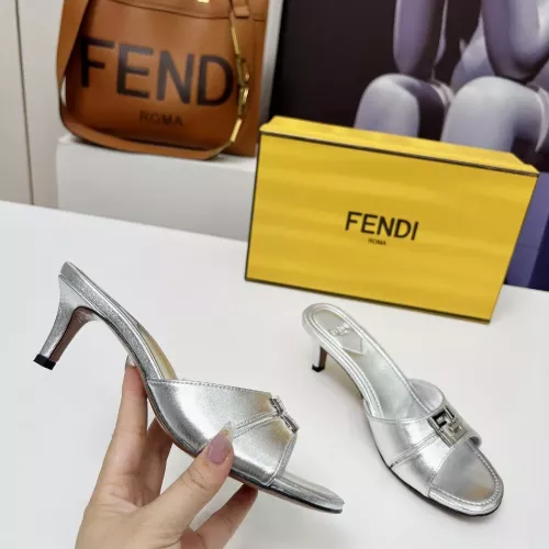 Replica Fendi Slippers For Women #1320118 $88.00 USD for Wholesale