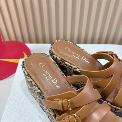 Replica Christian Dior Slippers For Women #1320158 $98.00 USD for Wholesale
