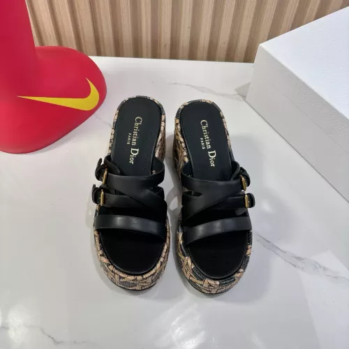 Replica Christian Dior Slippers For Women #1320159 $98.00 USD for Wholesale