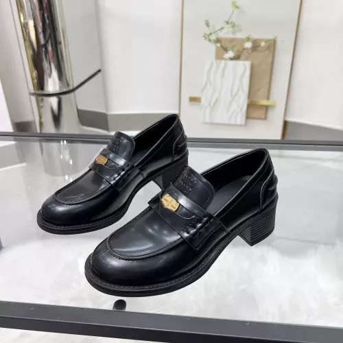 MIU MIU Leather Shoes For Women #1320187 $102.00 USD, Wholesale Replica MIU MIU Leather Shoes