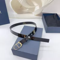$64.00 USD Christian Dior AAA Quality Belts In 2.5cm For Women #1312830