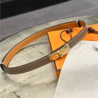 $56.00 USD Hermes AAA Quality Belts In 1.8cm For Women #1313784