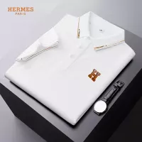 $34.00 USD Hermes T-Shirts Short Sleeved For Men #1314341