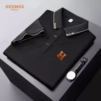 $34.00 USD Hermes T-Shirts Short Sleeved For Men #1314343