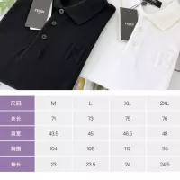 $42.00 USD Fendi T-Shirts Short Sleeved For Men #1315090