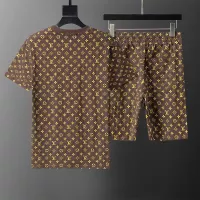 $42.00 USD Louis Vuitton LV Tracksuits Short Sleeved For Men #1315560