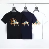 $23.00 USD Hermes T-Shirts Short Sleeved For Men #1316481
