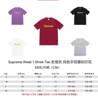$34.00 USD Supreme T-Shirts Short Sleeved For Unisex #1317604