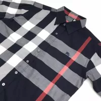 $45.00 USD Burberry Shirts Short Sleeved For Men #1318114