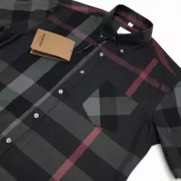 $45.00 USD Burberry Shirts Short Sleeved For Men #1318132