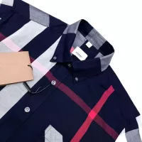 $45.00 USD Burberry Shirts Short Sleeved For Men #1318138