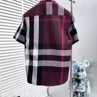 $45.00 USD Burberry Shirts Short Sleeved For Men #1318139