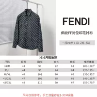 $64.00 USD Fendi Shirts Long Sleeved For Men #1318157